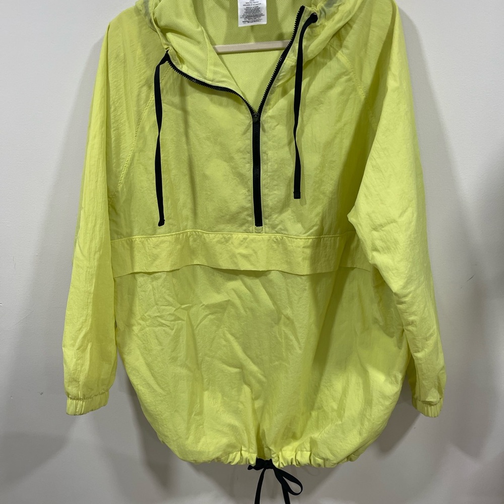 New Balance Neon Yellow anorak Jacket